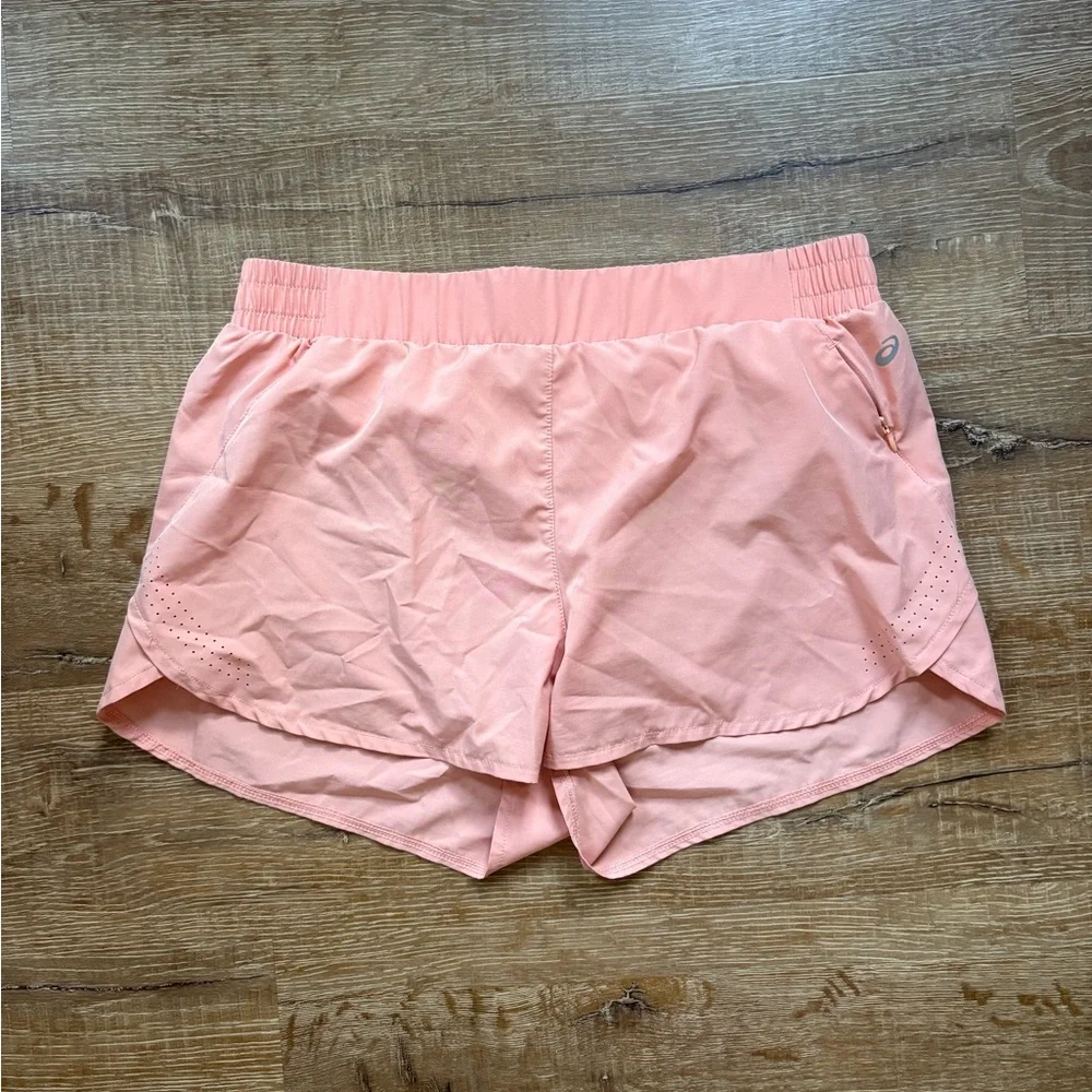 Asics Light Pink Athletic Shorts - Picture 1 of 4